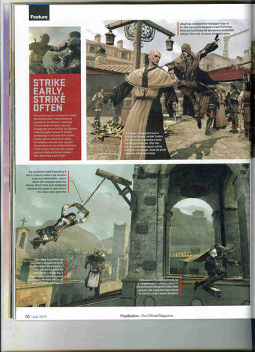 Assassin’s Creed: Братство Крови - Сканы Assassin’s Creed: Brotherhood из PlayStation Magazine 